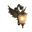 Светильник фасадный Favourite Dragon 1717-1W 60Вт IP44 E27 коричневый