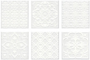 Настенная плитка KERAMA MARAZZI 5226 белый 20х20см 1,2кв.м. глянцевая