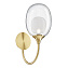 Бра Maytoni Aura MOD016WL-01BS 60Вт E14
