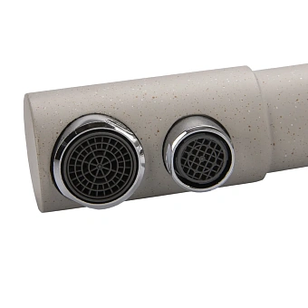 Смеситель для кухни Maxonor MN4352-20 поворотный излив бежевый