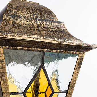 Светильник ландшафтный Arte Lamp BERLIN A1016PA-1BN 75Вт IP44 E27 золотой/чёрный