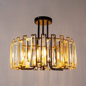 Светильник потолочный Arte Lamp AMBER A1028PL-6BK 40Вт E14