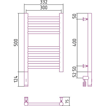 Полотенцесушитель СУНЕРЖА 00-5804-5030 хром