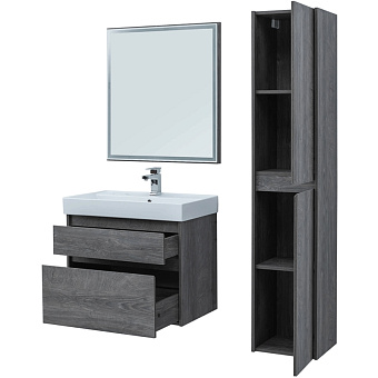 Тумба под раковину подвесная AQUANET Nova Lite 242273 44х72,4х57,3см