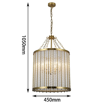 Светильник подвесной Favourite ORION 2908-6P 360Вт E14