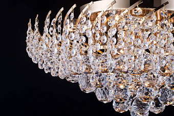 Люстра потолочная Maytoni Karolina DIA120-09-G 360Вт 9 лампочек E14
