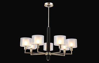 Люстра подвесная CRYSTAL LUX MAESTRO MAESTRO SP-PL7 GOLD 420Вт 7 лампочек E14
