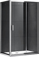 Угловое ограждение Gemy Victoria S30191B-A75 190х75см стекло прозрачное