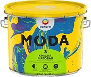 Краска универсальная матовая Eskaro MODA 3 Белый основа A 2,7л