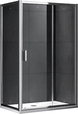 Угловое ограждение Gemy Victoria S30191A-A80 190х80см стекло прозрачное