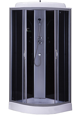 Душевая кабина Loranto CS-6691 G, 90*90*215 90х90х215см стекло тонированное