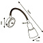 Спот Arte Lamp LETTURA A7009AP-1AB 40Вт 1 лампа E14