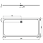 Душевой поддон IDEAL STANDARD ULTRAFLAT S K8327FV 100х200см