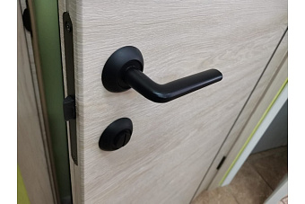 Дверная ручка нажимная MORELLI КОЛОННА MH-03 BL чёрный