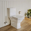 Унитаз напольный VITRA Serenada 9722B003-7205 ободковый с микролифтом