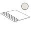 Плитка для ступеней Atlas Concord Италия MARVEL STONE ATD3 Bianco Dolomite Scalino 60х33см 0,198кв.м. полуматовая