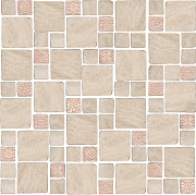 Декор KERAMA MARAZZI Риальто Антика MBD006 4 мозаичный бежевый светлый матовый 30х30см 0,63кв.м.