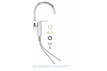 Смеситель для кухни GROHE Eurosmart 33202002 высокий излив хром