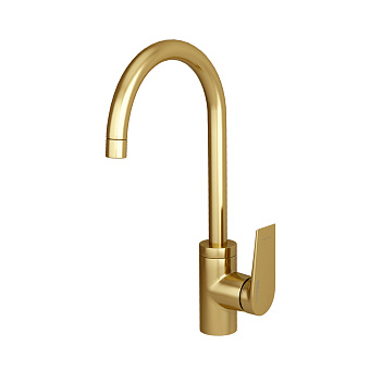 Смеситель для кухни WASSERKRAFT Aisch 5507 поворотный излив золото