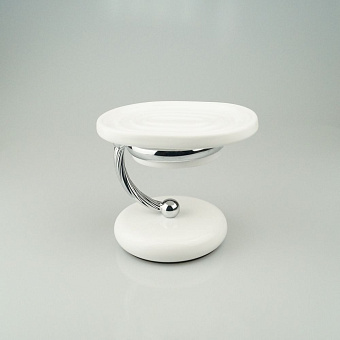 Мыльница Stil Haus Giunone G719(03) хром/белый