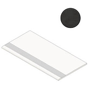 Плитка для ступеней Atlas Concord Италия Prism A4YL Graphite Gradino 30х60см 1,08кв.м. неполированная