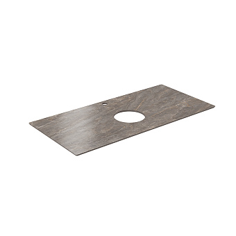 Столешница KERAMA MARAZZI Plaza PL1.VT280.100 Керамогранит 100х48см Парнас пепельный лаппатированный