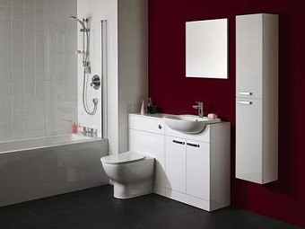 Пенал подвесной IDEAL STANDARD TEMPO E3243WG 23,5х30х150см lacquered white glossy