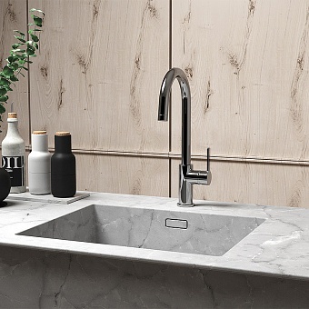 Смеситель для кухни Paini Arena 92CR572LLFTKM поворотный излив хром