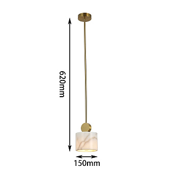 Светильник подвесной Favourite Opalus 2910-1P 60Вт E27