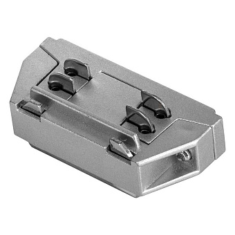 Коннектор Lightstar 504109 серый для трёхфазного трека