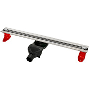 Щелевой душевой трап BERGES SUPER SLIM 091154 800 83х31,2см горизонтальный сток