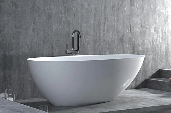 Ванна каменная SALINI PAOLA 101612G S-Sense глянцевая 172х82см отдельностоящая