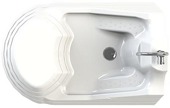 Ванна акриловая RADOMIR Вуду 1-01-0-0-1-165 120х80см отдельностоящая