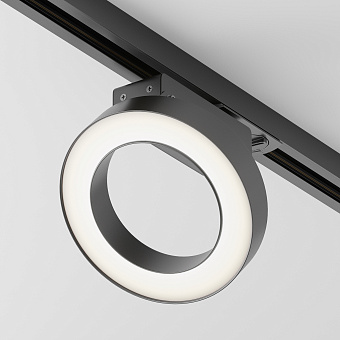 Трековый светильник Maytoni Rim TR044-1-12W3K-B 12Вт LED чёрный для однофазного трека
