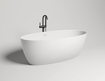 Ванна каменная SALINI ALDA 101922MRF S-Stone матовая 170х80см отдельностоящая