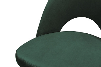 Кухонный стул AERO 52х62х85см велюр/сталь Dark Green