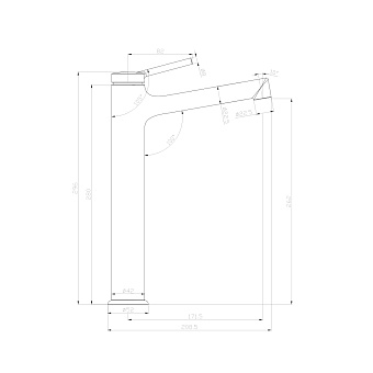 Смеситель для раковины LEMARK Minima LM3809C хром