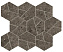 Керамическая мозаика Atlas Concord Италия Boost Stone A7C1 Tobacco Mosaico Hex. 25х28,5см 0,428кв.м.