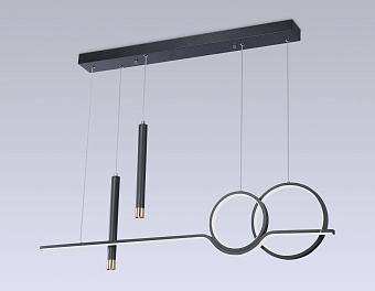 Люстра подвесная Ambrella COMFORT LineTech FL5394 62Вт 5 лампочек LED