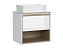Тумба под раковину подвесная CERSANIT LOUNA SP-SZ-LOU60-BL/Wh 49х60х54,6см