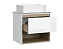 Тумба под раковину подвесная CERSANIT LOUNA SP-SZ-LOU60-BL/Wh 49х60х54,6см