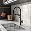 Смеситель для кухни IDDIS Grange GRAGMFLi05 поворотный излив графитовый