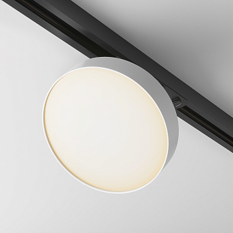 Трековый светильник Maytoni Zon TR043-1-12W3K-W 12Вт LED белый для однофазного трека