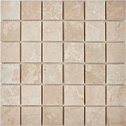 Мозаика PIXEL Каменная PIX233 Cream marfil мрамор 30,5х30,5см 0,93кв.м.