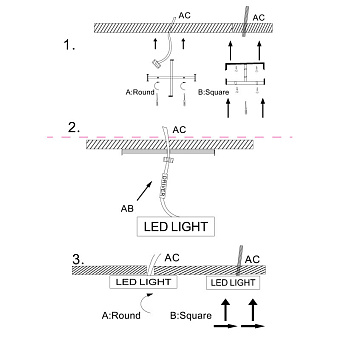 Светильник потолочный Maytoni Zon C067CL-L40W4K 40Вт LED