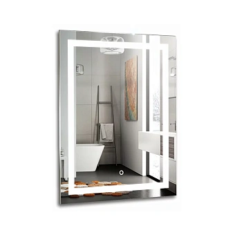 Зеркало Azario РИГА-6 ФР-00001940 80х60см с антизапотеванием/с подсветкой