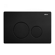 Панель смыва Abber AC0121MB чёрный матовый