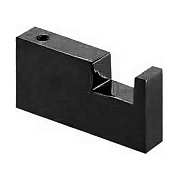 Крючок Cisal Quad QU09071040 чёрный (матовый)