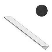 Бордюр Atlas Concord Италия Prism A40S Graphite Corner 1,4х50см 0,042кв.м.