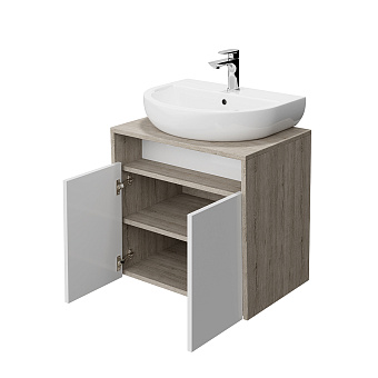 Тумба под раковину подвесная KERAMA MARAZZI Pro PRO.60.2.WHT 43х60х57см